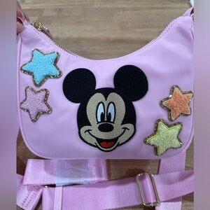 Limited time Low price! Stoney Clover Lane Mickey Curved Crossbody Bag flamingo